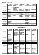 horarios